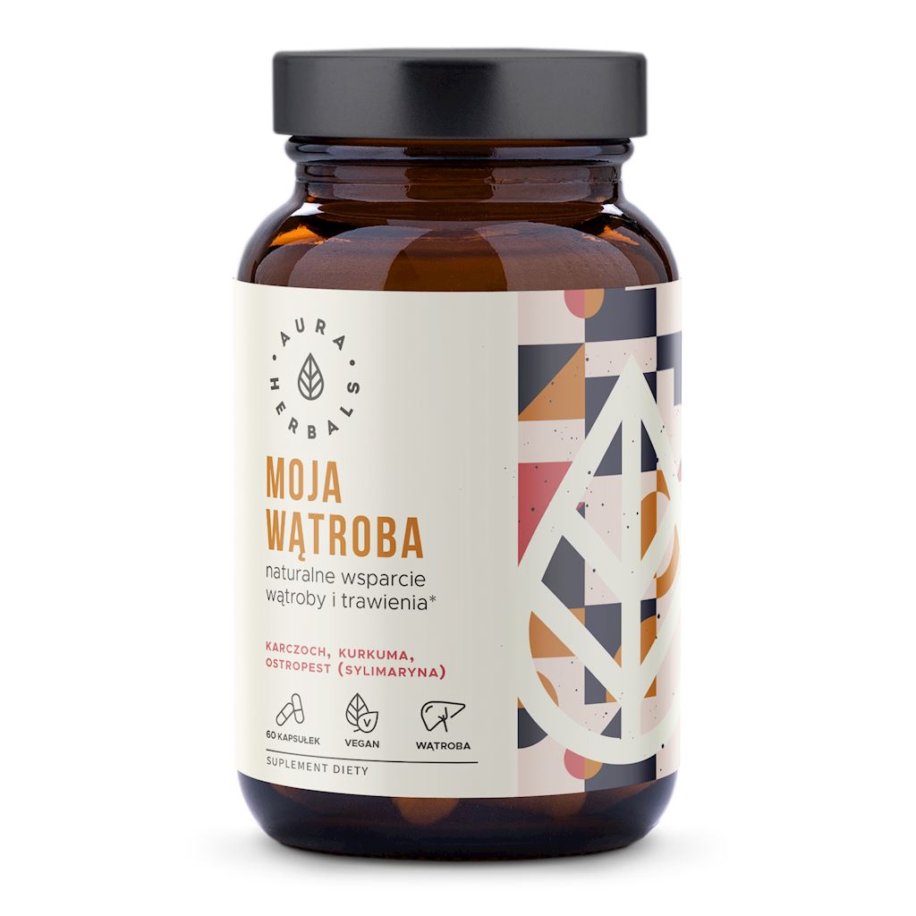 Meine Leber - Artischocke Mariendistel Kurkuma 60 pflanzliche Kapseln AURA HERBALS - Biogo.de
