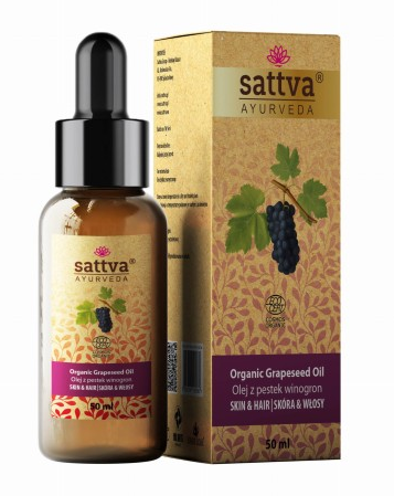 ECO VINE Kernöl für Haut und Haare von SATTVA, 50 ml, ayurvedisches Öl mit natürlicher Inhaltsstoffqualität