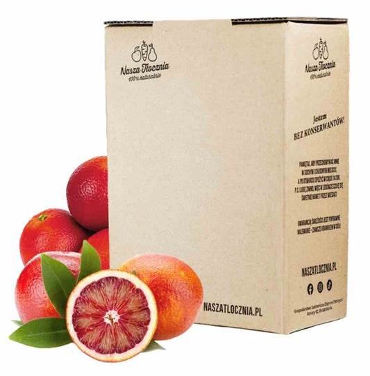 Frischer roter Orangensaft in 5l Flasche von Biogo.de, natürliche Presssaft aus roten Orangen, ohne Zusätze