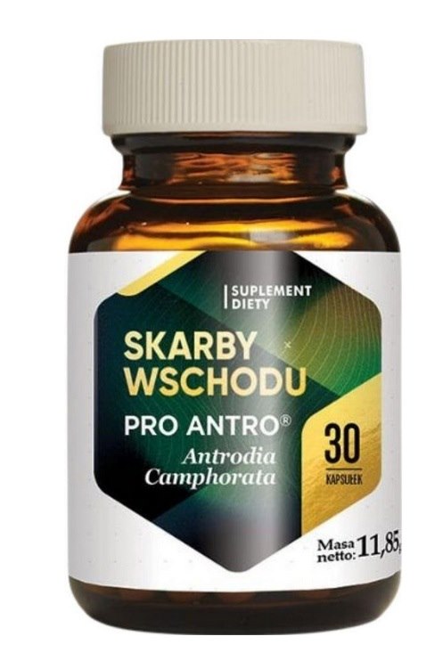 Hepatica Schätze des Ostens Antrodia Camphorata Kapseln, natürliche Nahrungsergänzung, in einer Packung mit 30 Kapseln.