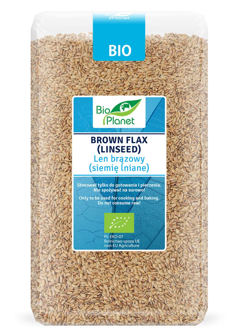 Lin brun (graines de lin) BIO 1 kg - BIO PLANET