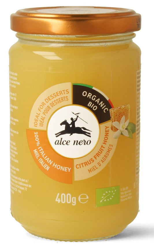 MIEL DE FLOR DE AZAHAR ECOLÓGICO 400 g - ALCE NERO