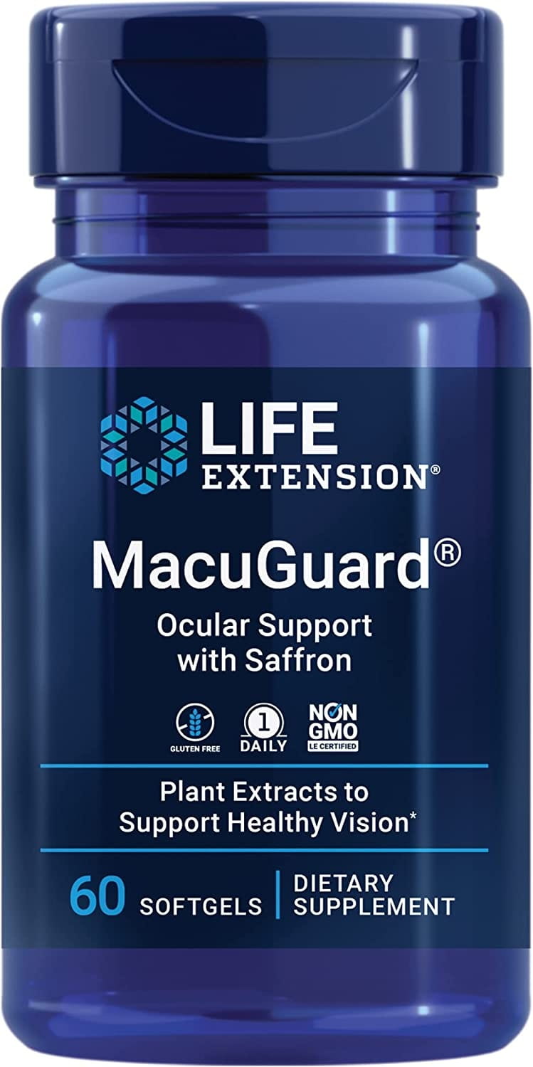 MacuGuard Ocular Support με Σαφράν 60 Καψούλες Life Extension Δευτερεύουσα εικόνα προϊόντος