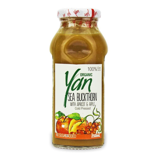 Bio YAN-Rocknuss-Saft mit Maurella und Apfel in 250 ml Flasche, natürlicher Nuss- und Fruchtgeschmack