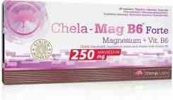 Olimp Chela-Mag B6 Forte Mega Caps: 60 Kapseln, Magnesium und Vitamin B6 in Gelkapseln, für Muskel- und Nervenunterstützung