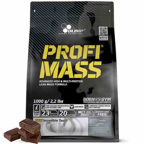 Olimp Profi-Masse Schokolade, 1kg, Proteinpulver mit Schokoladengeschmack, für Muskelaufbau und Ernährung