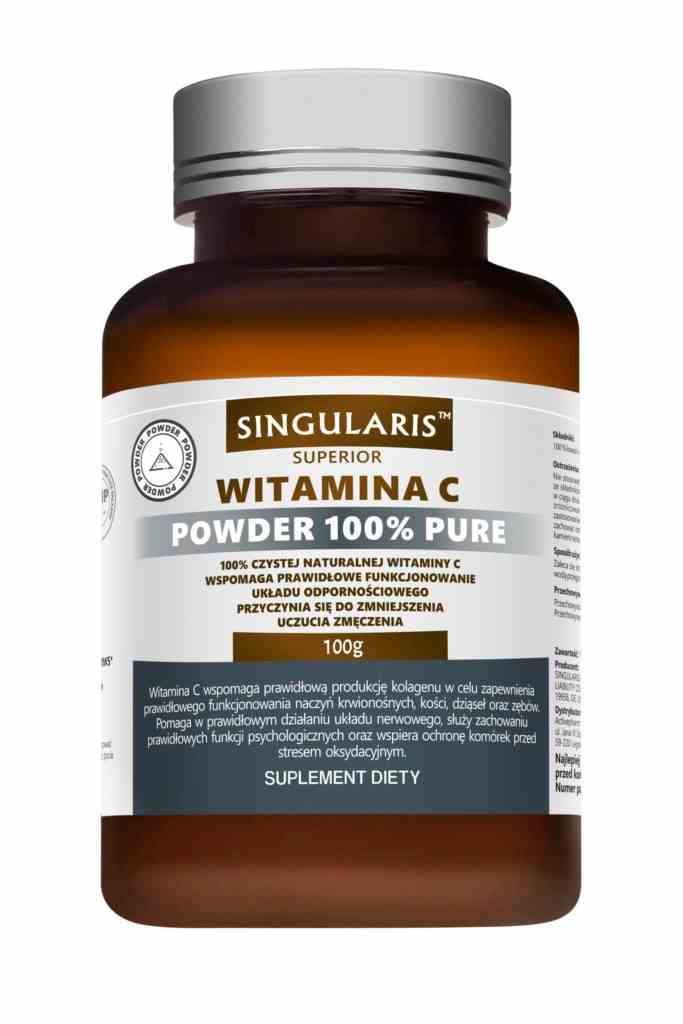 Heller Singularis Superior Vitamin C Pulver in 100g Packung, feines, reines Vitamin C Pulver für Nahrungsergänzung
