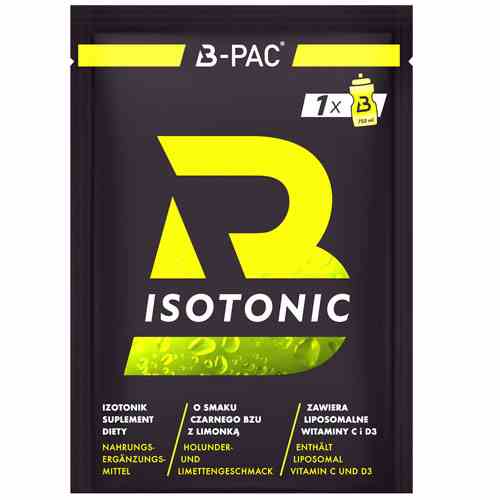 Isotonisches Pulver mit Holunderbeere und Limette von Aronpharma, 35 g, für erfrischende Getränke.