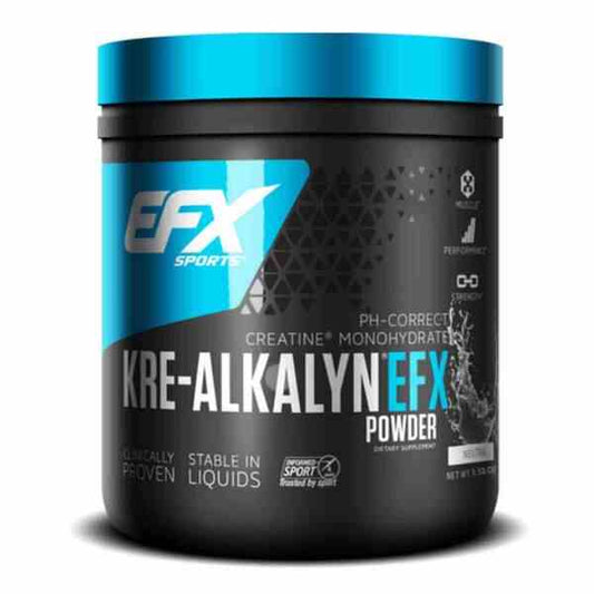 EFX Sport Kre-Alkalyn Pulver in 100g Verpackung, hochdosiertes Kreatin-Monohydrat für Muskelkraft und Ausdauer