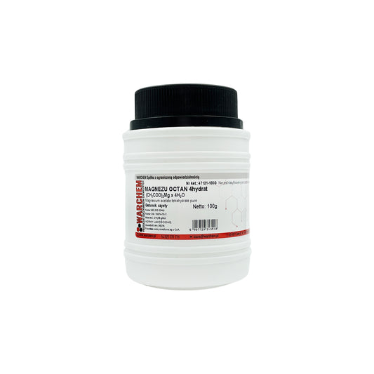 Reines Magnesium-ACETAT 4-Hydrat in 100g Packung, chemisches Pulver, hergestellt von Biogo.de, für chemische Anwendungen