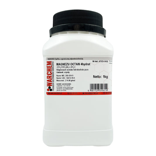 Reines Magnesiumacetat 4-Hydrat in 1kg Verpackung, chemische Substanz für verschiedene Anwendungen, von Biogo.de