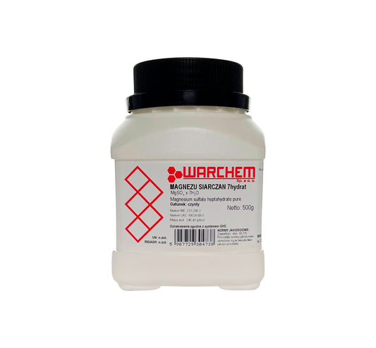 Reines Magnesiumsulfat 7-Hydrat 500g von Biogo.de, feines Kristallpulver für Anwendungen in Garten und Haushalt
