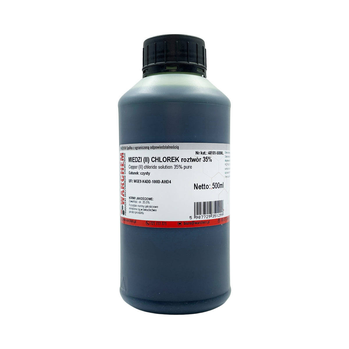 Kupfer(II)-Chlorid 35% Lösung in 500ml Flasche, chemische Spezialität für landwirtschaftliche Anwendungen