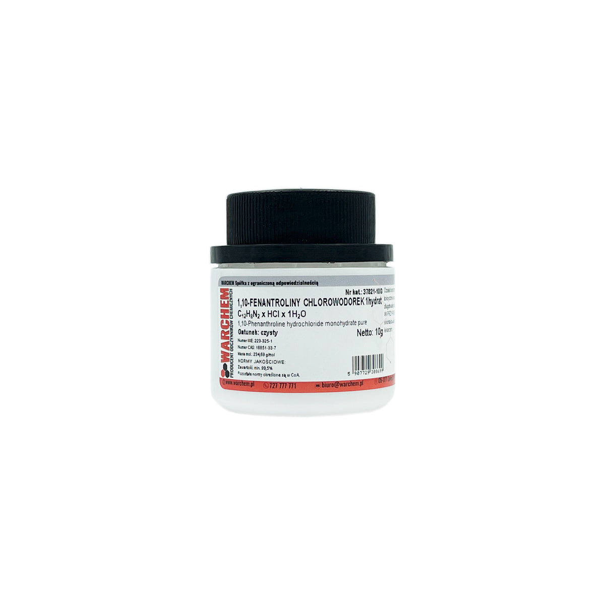 Rein 1,10-Phenanthrolin Chlorid 1-Hydrat, 10 g, chemisches Reagenz in Verpackung, für Labore und wissenschaftliche Anwendungen