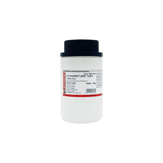 LITIUM-Hydroxid 1-Hydrat, 100 g, chemische Substanz in weißer Kristallform, von WARCHEM, für Labor und chemische Anwendungen