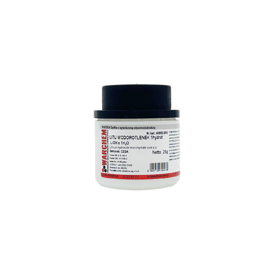 LITIUMHYDROTOXID 1hydrat - CZDA 25g von WARCHEM, chemische Verbindung, chemikalischer Behälter, chemische Substanz, Biogo.de