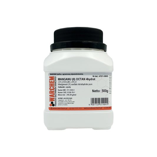 Reines Manganiumat(II)-Acetat 4-Hydrat in 500g Verpackung, chemische Substanz, WARCHEM, für wissenschaftliche Anwendungen