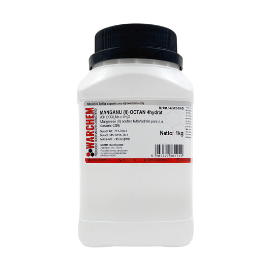 MANGANIUM (II) Octat 4-Hydrat, 1 kg, chemisches Manganpräparat in Verpackung, für chemische Anwendungen