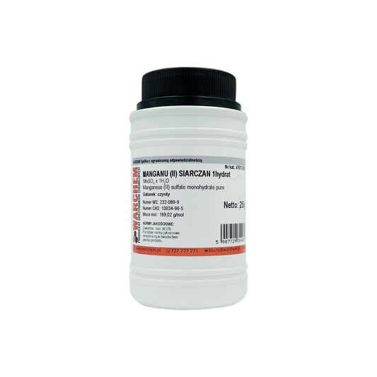 Reines MANGAN (II) SULPHAT 1hydrat, 250g, biologisch, für chemische Anwendungen, in weißem Pulverform