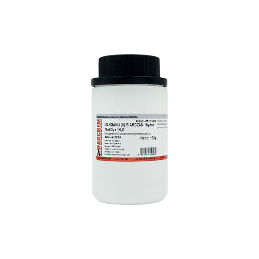 MANGAN(II)-SULPHAT 1-hydrat, 100g, Biogo.de, chemisches Pulver für landwirtschaftliche Anwendungen, in Warchim verpackt