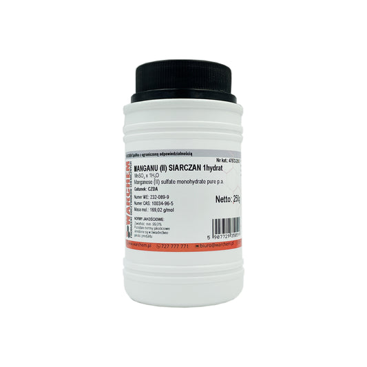 MANGAN(II)-Sulfat 1-Hydrat, 250g, Biogo.de, chemisches Pulver für Pflanzen- und Landwirtschaftsanwendungen