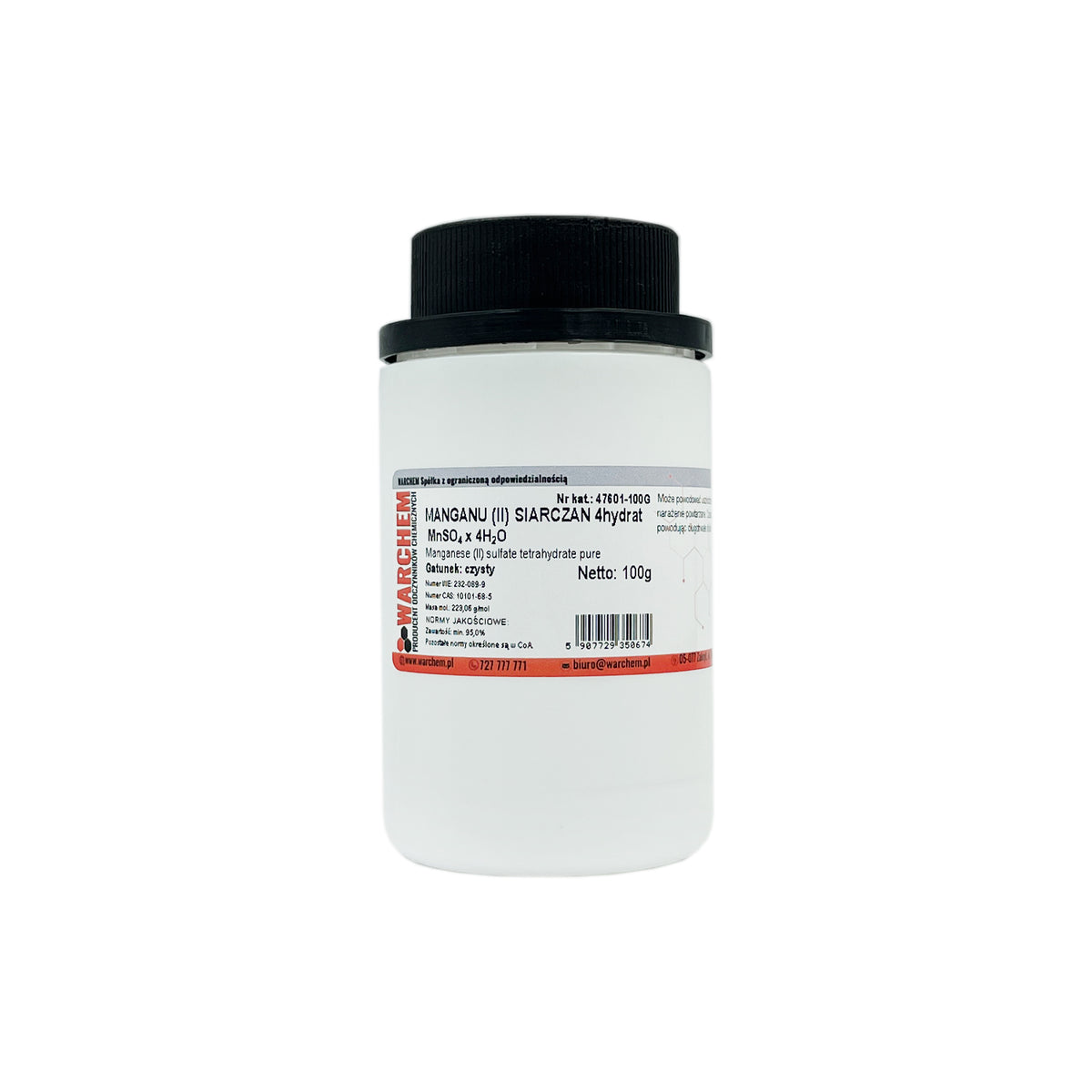 Reines Mangan(II)-sulfat 4-Hydrat in 100g Verpackung, chemischer Stoff für biologische Anwendungen, von Biogo.de