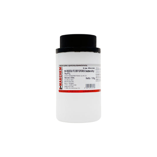 Trockenes Tri-Natriumphosphat, wasserfrei, in 100g Packung, von Biogo.de, für chemische Anwendungen oder Labor.