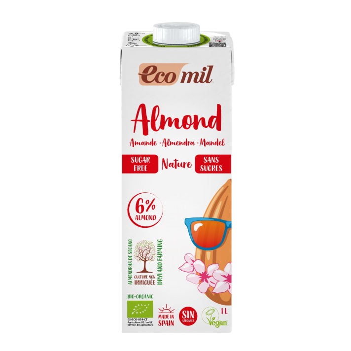 Mandelgetränk ohne Zucker BIO 1000ml ECOMIL - Biogo.de Pääkuva