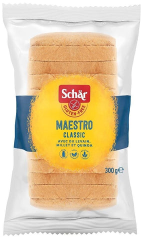 Meisterbackers pane bianco senza glutine classico 300 g SCHÄR