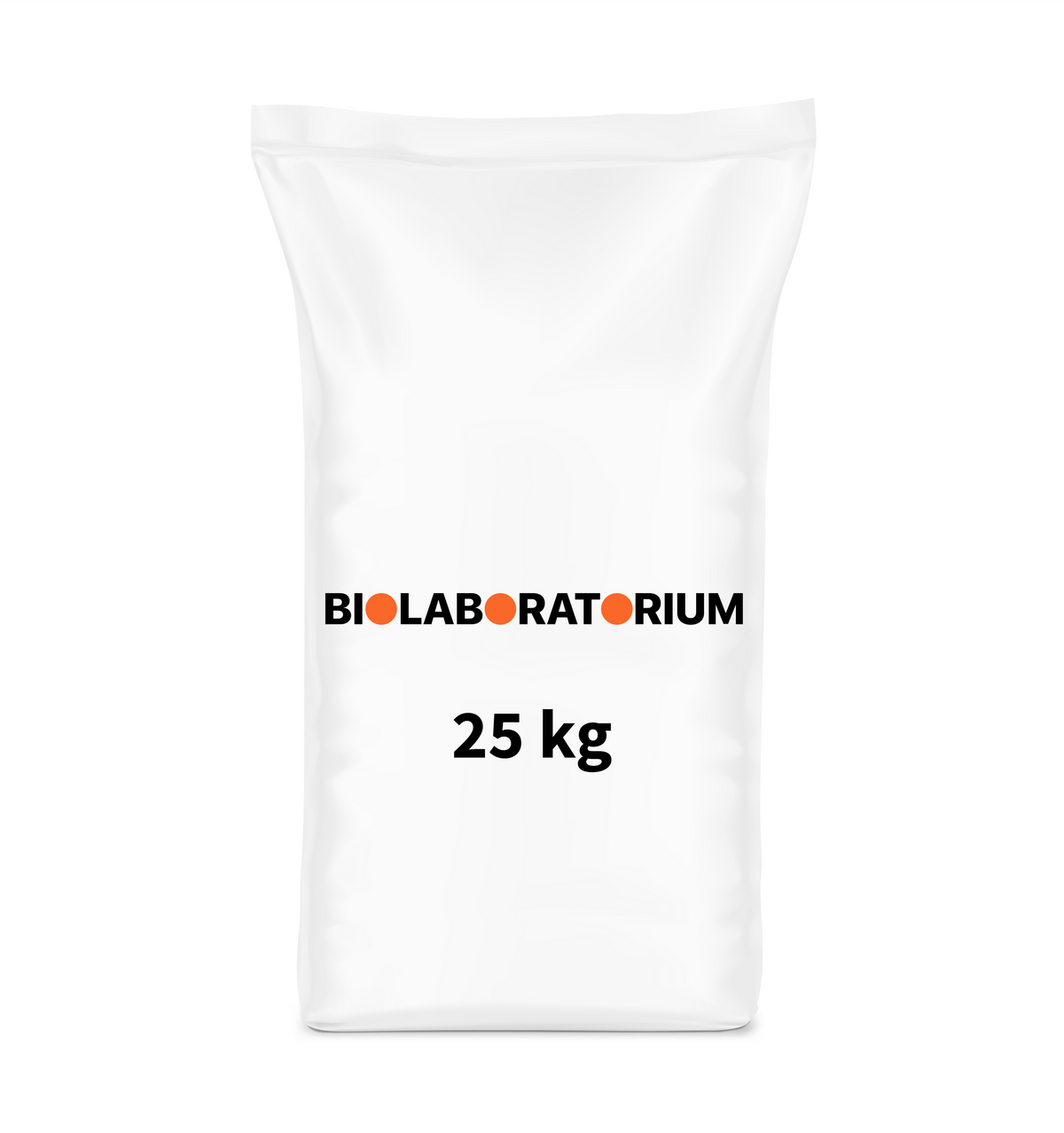 Epsom Magnesiumsulfat Heptahydrat in 25 kg BioLaboratorium Verpackung, weißes Kristallpulver, ideal für Garten und Gesundheit.