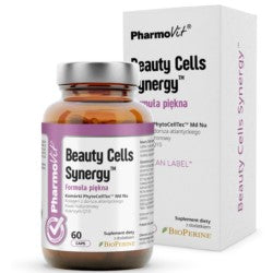 Pharmovit Beauty Cells Synergy Beauty Formel in 60 Kapseln, Nahrungsergänzungsmittel für schöne Haut und strahlendes Aussehen