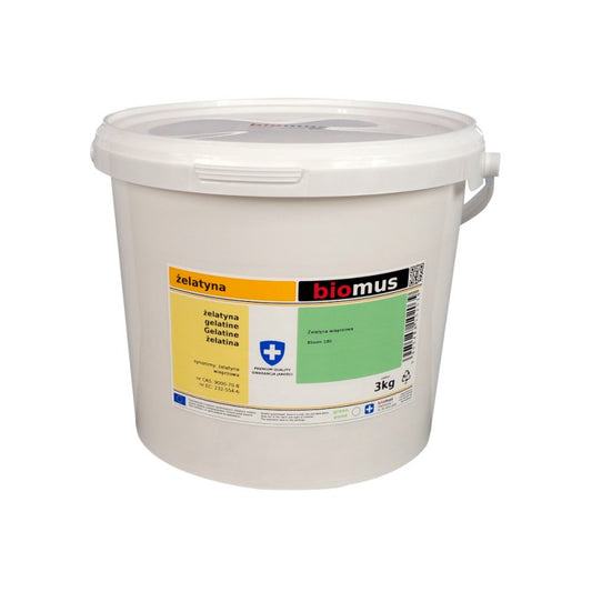 Schweinegelatine Bloom 180 3kg - Biogo.de