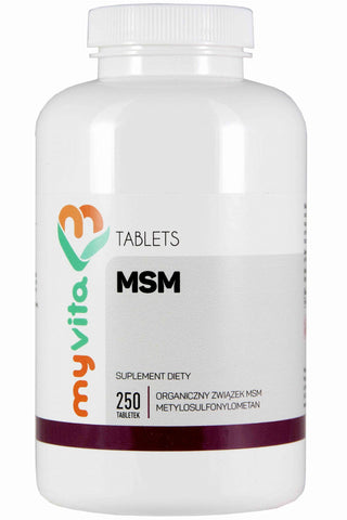 MSM organische Schwefelverbindung 500mg 250 Tabletten MYVITA