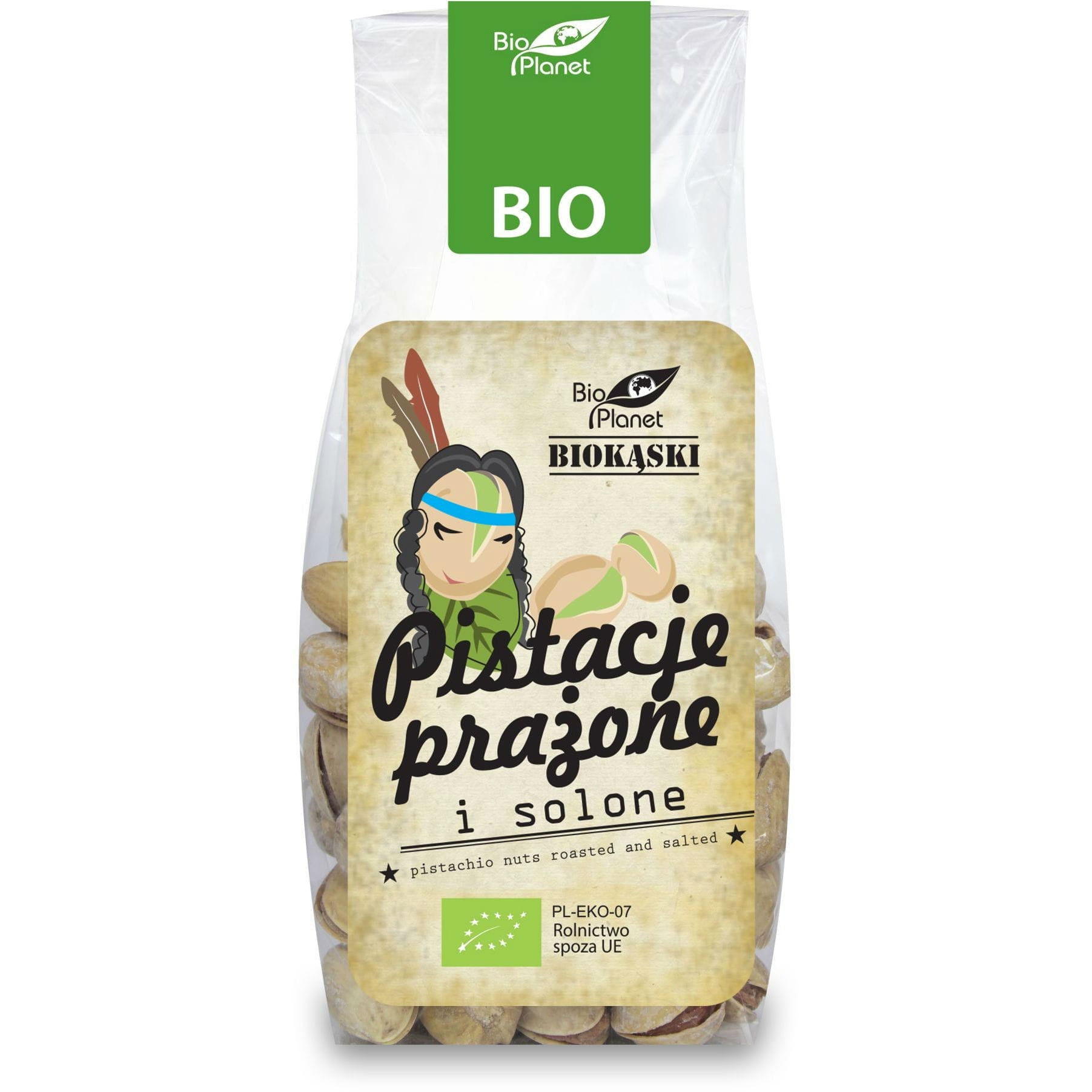 Geröstete und gesalzene Pistazien BIO 100 g - BIO PLANET Hlavní obrázek produktu