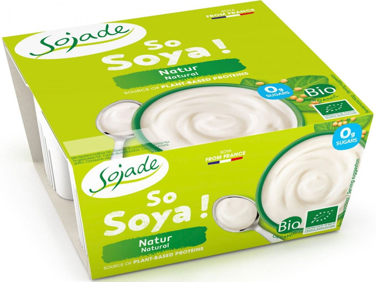 Natürliches glutenfreies Sojaprodukt BIO (4 x 100 g) - SOJADE