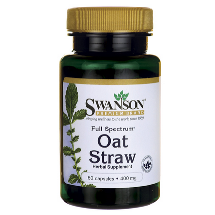 Gemeiner Hafer 400 mg Haferstroh 60 Kapseln von SWANSON Hlavní obrázek produktu