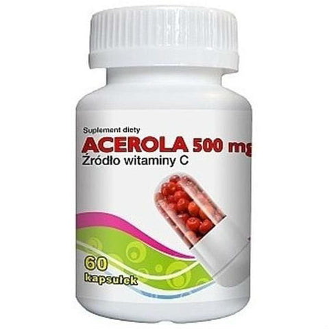 Natürliches Acerola-Vitamin C 500 mg 60 Kapseln GORVITA