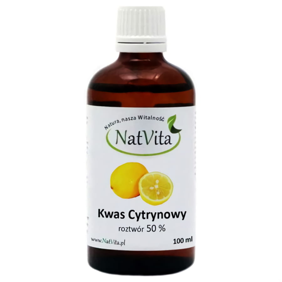 Zitronensäure 50 % Zitronensäure 100 ml NATVITA Gambar utama produk