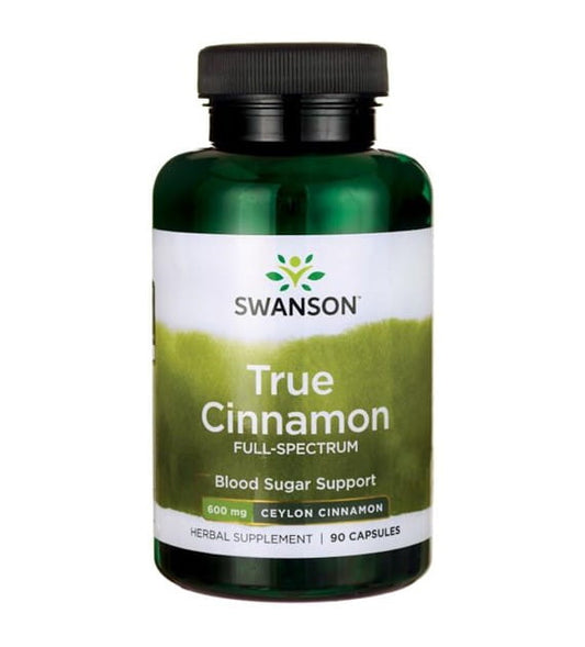 Zweierpack SWANSON Ceylon-Zimt Kapseln, echtes Ceylon-Zimt aus Sri Lanka, 600mg pro Kapsel, 90 Stück, natürliche Zimtpräparate