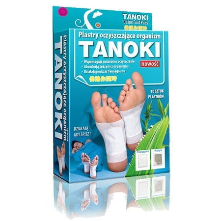 Tanoki Detox Foot Pads Reinigungspflaster 10 Stück / Packung AURA HERBALS Hauptbild