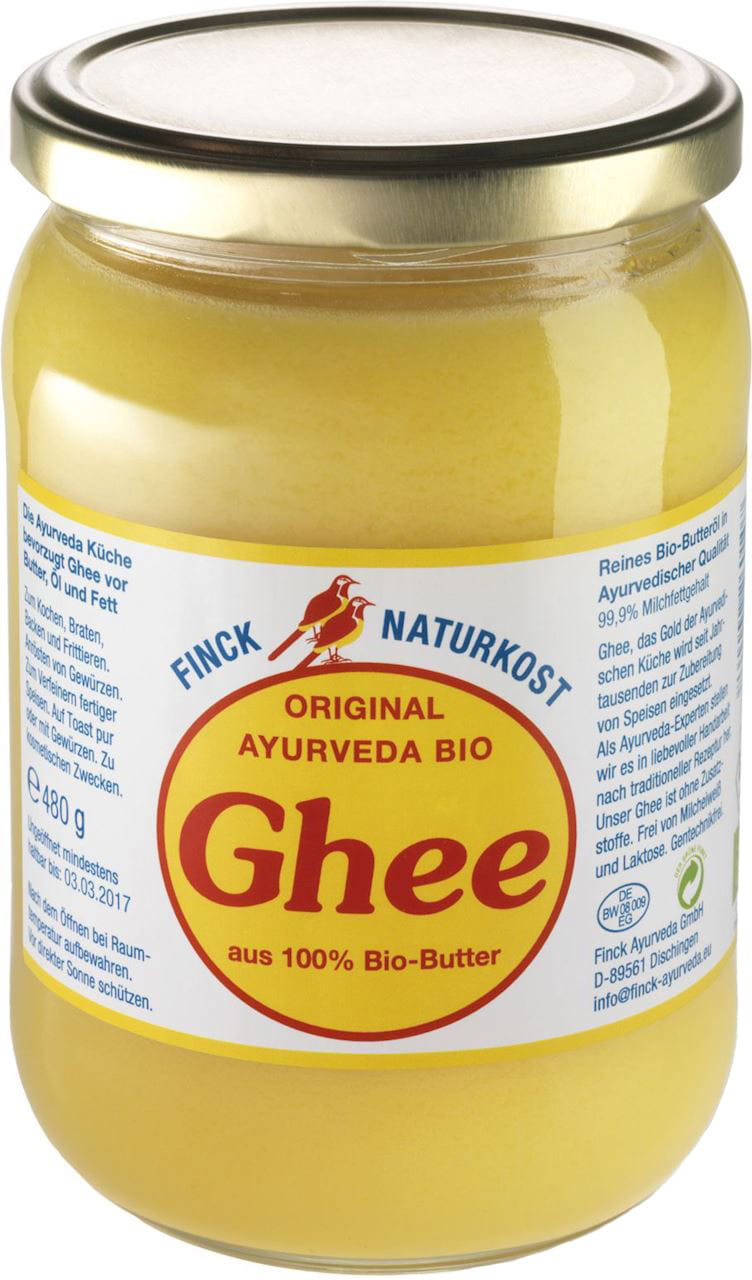 GHEE BIO Butterschmalz 480 g - finck ayurveda Hauptbild
