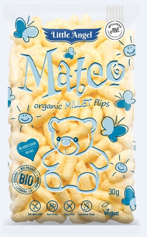 Maischips - Hirse Mateo ab 7 Monaten glutenfrei BIO 30 g LITTLE ANGEL