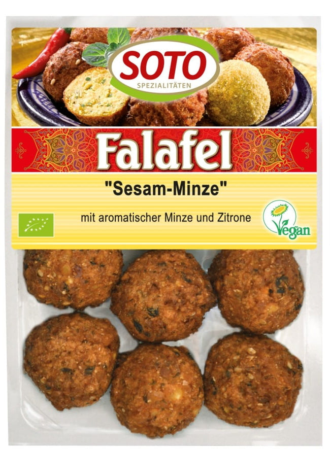 Vegane Falafel mit Minze und Sesam BIO 220g SOTO Hover Image