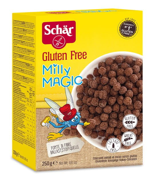Glutenfreie milly magic Kakaochips 250 g SCHÄR 250 g SCHÄR Immagine principale del prodotto