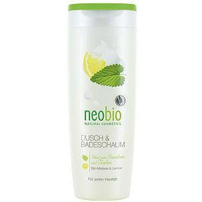 Bade- und Duschlotion von NEOBIO mit Zitronenmelisse und Zitronenextrakten, 250 ml, flüssige Pflege für Haut