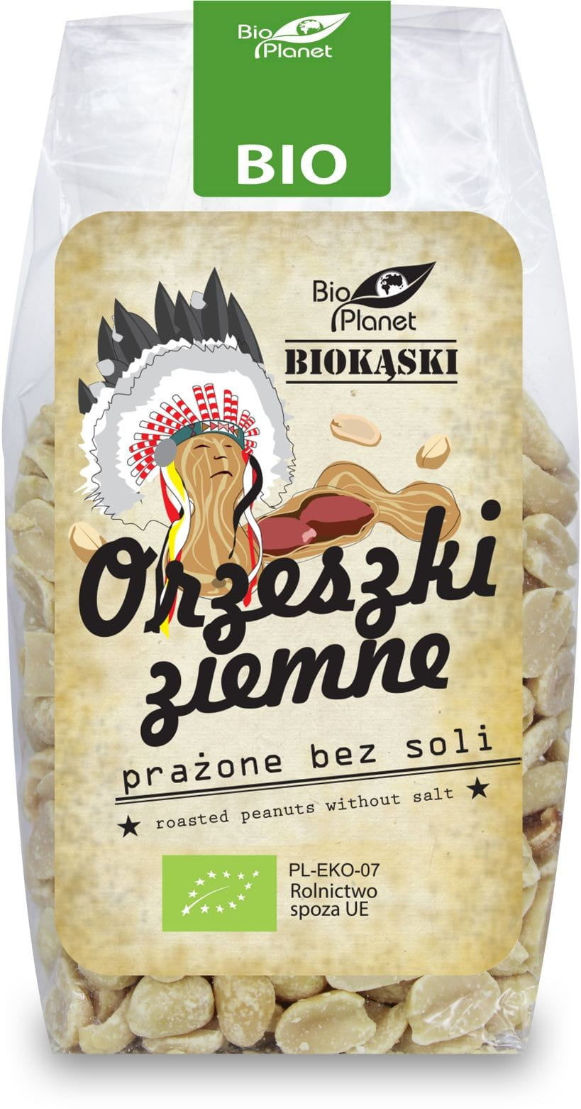 Geröstete Erdnüsse ohne Salz BIO 150 g - BIO PLANET Hlavní obrázek produktu