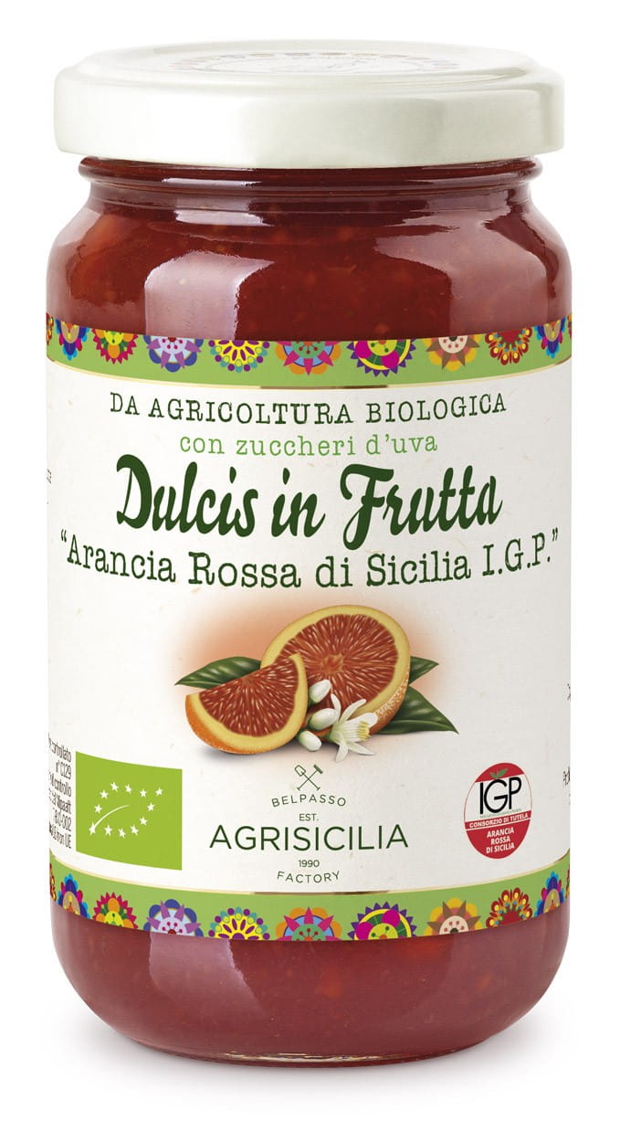 Rote Orangenmousse Arancia Rossa di Sicilia igp BIO 240 g - AGRISICILIA