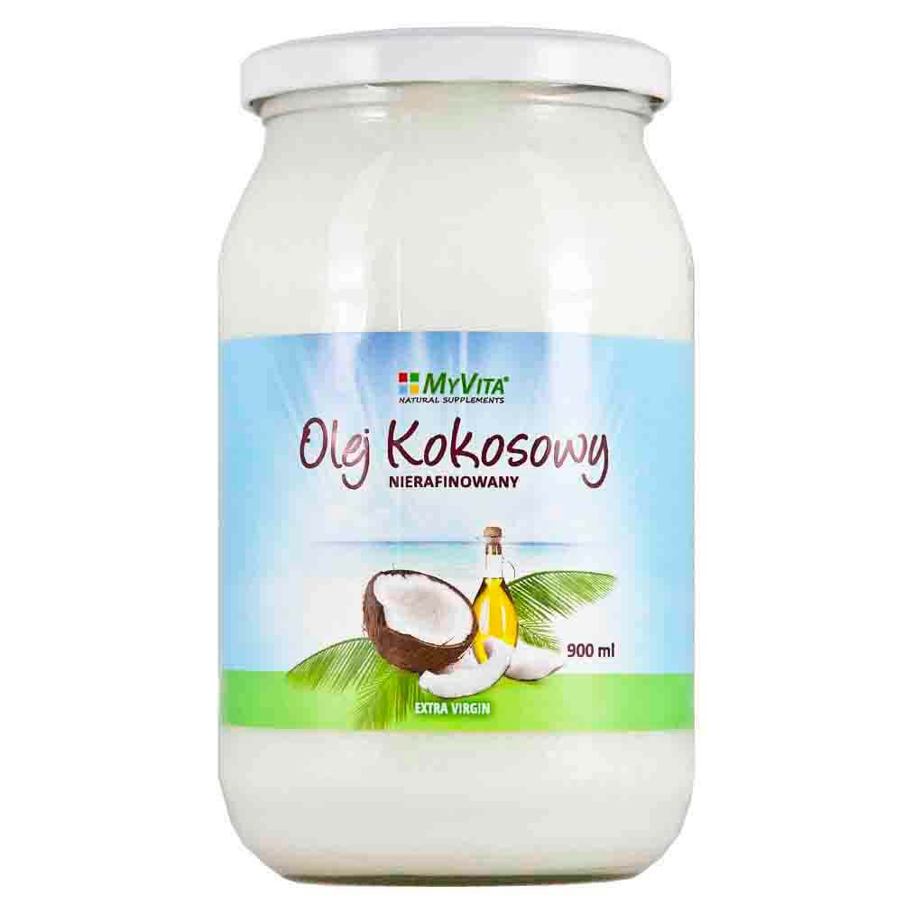 Unraffiniertes Kokosnussöl extra vergine 900ml MYVITA Hauptbild