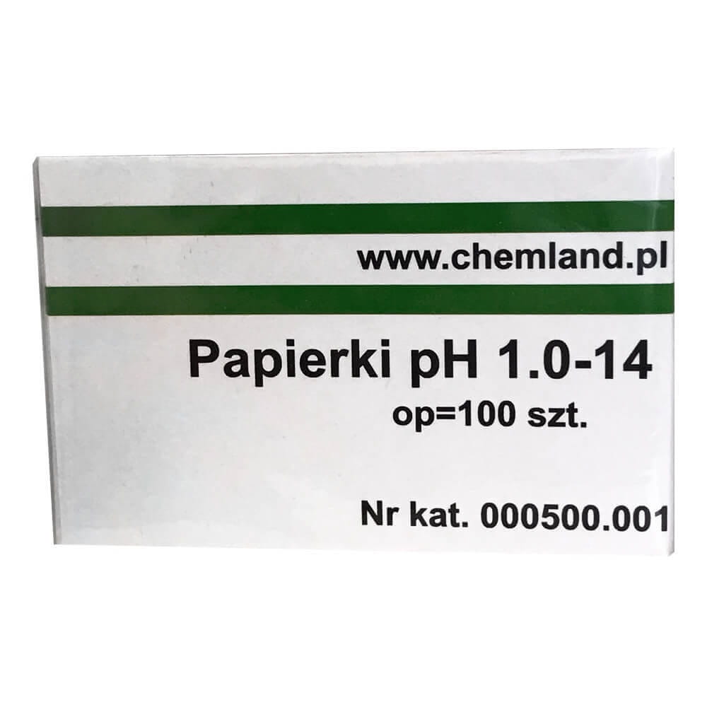 Lackmuspapiere PH 1 - 14 Heft Papierverpackung 100 Stück CHEMLAND