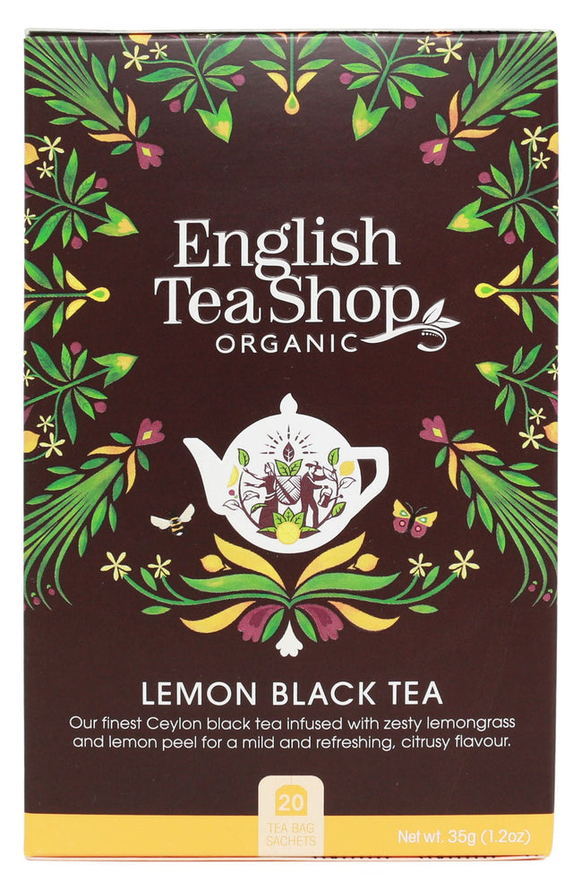 Schwarzer Tee mit Zitronengras (20x1,75) BIO 35 g ENGLISH TEA SHOP Hover Image